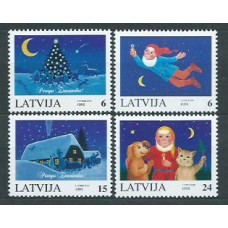 Letonia - Correo 1995 Yvert 375/8 ** Mnh Navidad