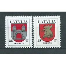 Letonia - Correo 1996 Yvert 400/1 ** Mnh Escudos