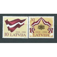 Letonia - Correo 1998 Yvert 454/5 ** Mnh