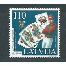 Letonia - Correo 1999 Yvert 468 ** Mnh Juego de Cartas
