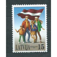 Letonia - Correo 1999 Yvert 475 ** Mnh Bandera