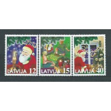 Letonia - Correo 1999 Yvert 480/2 ** Mnh Navidad