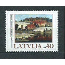 Letonia - Correo  2001 Yvert 509 ** Mnh Pintura