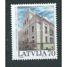Letonia - Correo 2001 Yvert 522 ** Mnh Iglesia