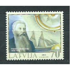 Letonia - Correo 2002 Yvert 543 ** Mnh Barcos