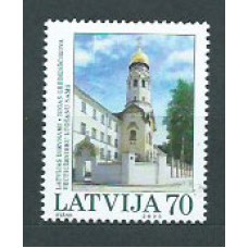Letonia - Correo 2002 Yvert 549 ** Mnh Iglesia