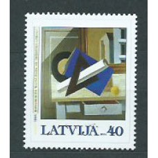 Letonia - Correo 2004 Yvert 573 ** Mnh Pintura
