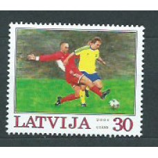 Letonia - Correo 2004 Yvert 584 ** Mnh Fútbol