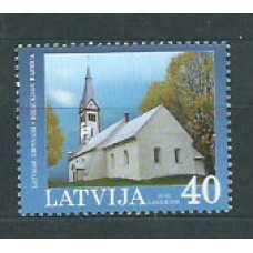 Letonia - Correo 2005 Yvert 604 ** Mnh Iglesia