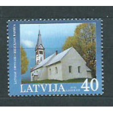Letonia - Correo 2005 Yvert 604 ** Mnh Iglesia