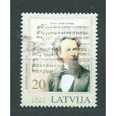 Letonia - Correo 2005 Yvert 608 ** Mnh Personaje Música