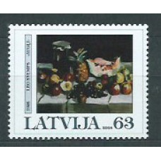 Letonia - Correo 2008 Yvert 699 ** Mnh Pintura