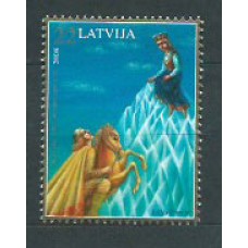 Letonia - Correo 2008 Yvert 712 ** Mnh Cuentos