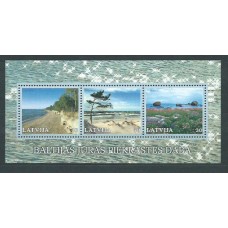 Letonia - Hojas Yvert 14 ** Mnh Paisajes