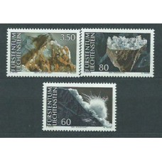 Liechtenstein - Correo 1994 Yvert 1034/6 ** Mnh Minerales