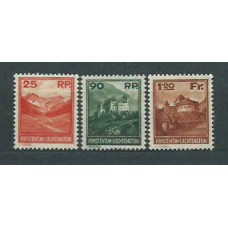 Liechtenstein - Correo 1932 Yvert 111/3 * Mh