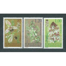 Liechtenstein - Correo 2004 Yvert 1293/5 ** Mnh Flores Orquideas