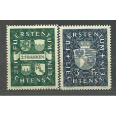 Liechtenstein - Correo 1939 Yvert 159/60 ** Mnh