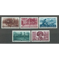 Liechtenstein - Correo 1941 Yvert 167/71 * Mh