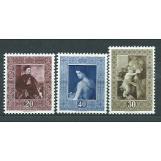 Liechtenstein - Correo 1952 Yvert 268/70 ** Mnh Pintura