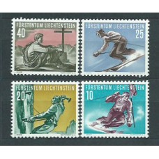 Liechtenstein - Correo 1955 Yvert 296/9 * Mh Deportes