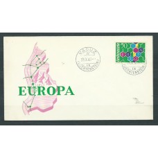 Liechtenstein - Correo 1960 Yvert 355 usado Sobre 1er Dia Europa