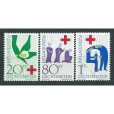 Liechtenstein - Correo 1963 Yvert 378/80 * Mh Cruz Roja