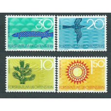 Liechtenstein - Correo 1966 Yvert 408/11 ** Mnh Fauna y Flora