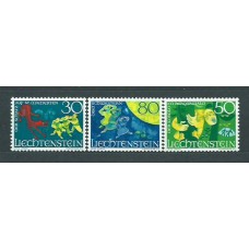 Liechtenstein - Correo 1968 Yvert 447/9 ** Mnh Leyendas