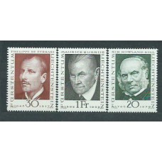 Liechtenstein - Correo 1968 Yvert 451/3 ** Mnh Personajes