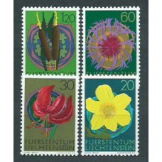 Liechtenstein - Correo 1972 Yvert 503/6 ** Mnh Flores