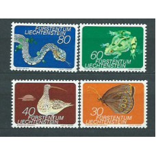 Liechtenstein - Correo 1973 Yvert 538/41 ** Mnh Fauna