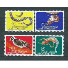 Liechtenstein - Correo 1974 Yvert 552/5 ** Mnh Fauna