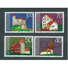 Liechtenstein - Correo 1975 Yvert 573/6 ** Mnh Arquitectura