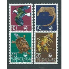 Liechtenstein - Correo 1976 Yvert 587/90 ** Mnh Protección de la Naturaleza