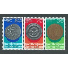 Liechtenstein - Correo 1977 Yvert 614/6 ** Mnh Numismatica