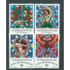 Liechtenstein - Correo 1978 Yvert 654/7 ** Mnh Signos del Zodiaco