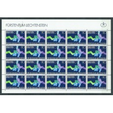 Liechtenstein - Correo 1979 Yvert 670 Pliego ** Mnh Consejo de Europa