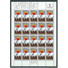 Liechtenstein - Correo 1979 Yvert 671 Pliego ** Mnh