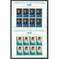 Liechtenstein - Correo 1982 Yvert 738/9 Pliego ** Mnh Exposición Filatelica