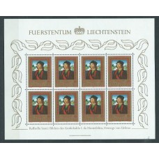 Liechtenstein - Correo 1985 Yvert 822/4 Pliego ** Mnh Pinturas