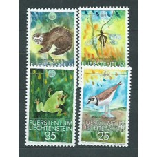 Liechtenstein - Correo 1989 Yvert 908/11 ** Mnh Fauna
