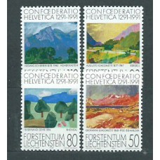 Liechtenstein - Correo 1991 Yvert 957/60 ** Mnh
