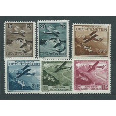 Liechtenstein - Aereo Yvert 1/6 ** Mnh Paisajes