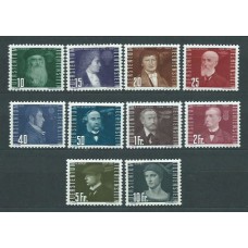 Liechtenstein - Aereo Yvert 24/33 ** Mnh Personajes