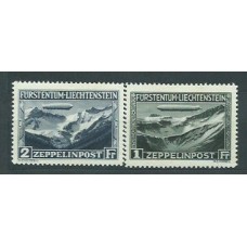 Liechtenstein - Aereo Yvert 7/8 * Mh Zeppelin