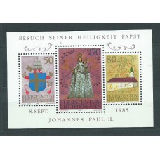 Liechtenstein - Hojas Yvert 15 ** Mnh Visita Juan Pablo II