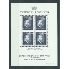 Liechtenstein - Hojas Yvert 3 * Mnh Exposición Filatelica