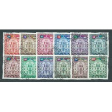 Liechtenstein - Servicio Yvert 57/68 usado