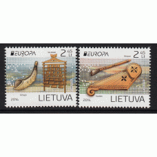 Tema Europa 2014 Lituania Yvert 1014/15 ** Mnh